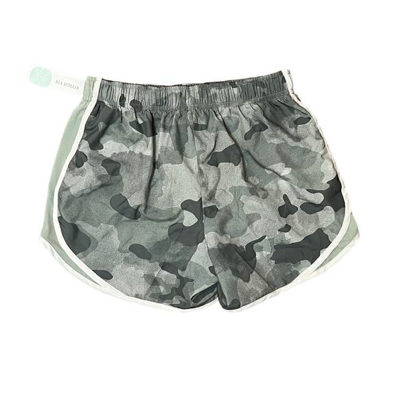 NEW! Women's Nike Running/performance Shorts. Dri-Fit. Sz. Small. Greenish/Grey - Picture 3 of 5